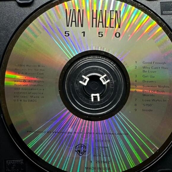 Van Halen 2 CD Bundle Lot : 5150 & 1984 MCMLXXXIV - Picture 8 of 9